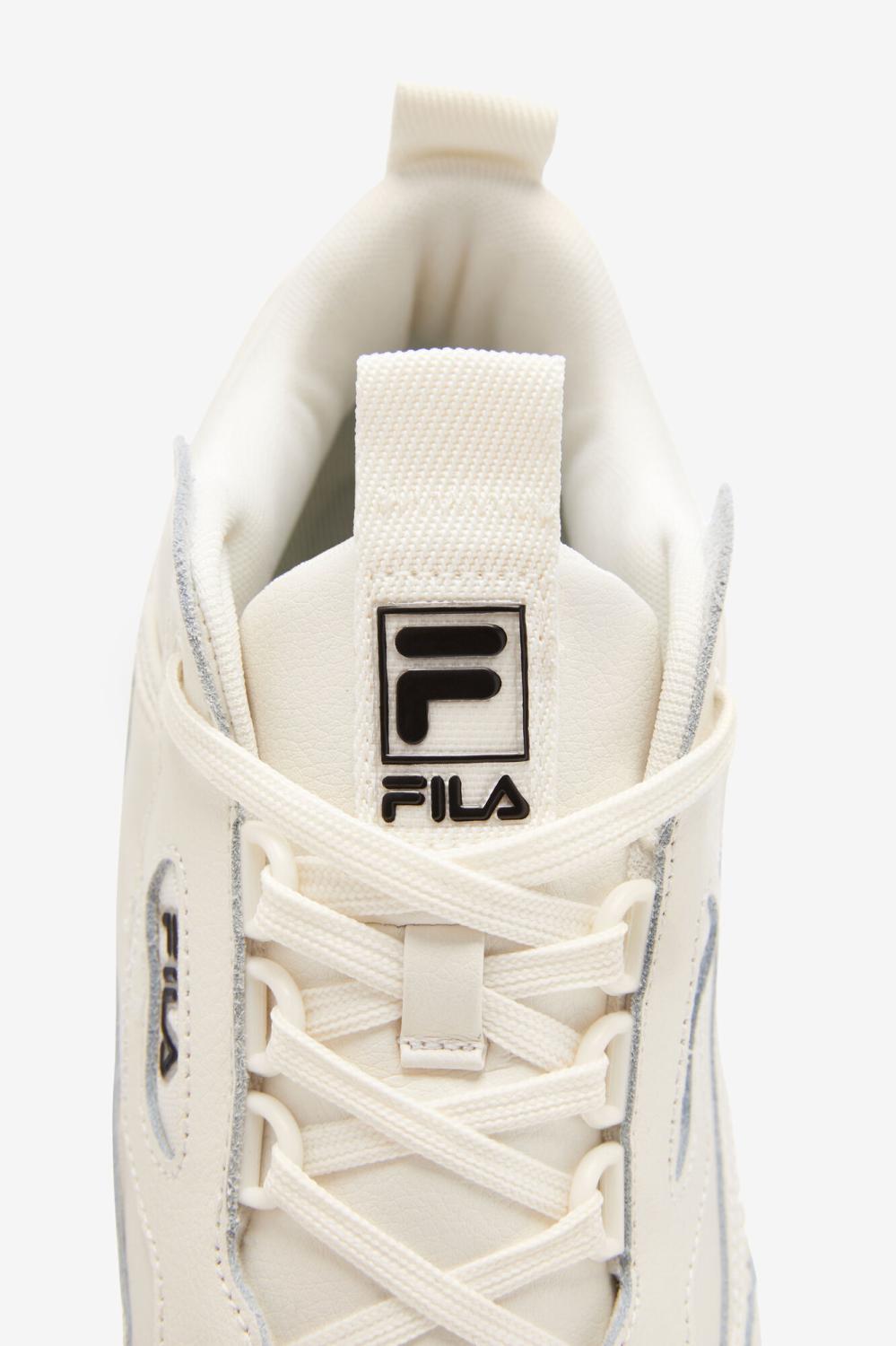 Men Sneakers | FILA Men's T-1 Mid Saga 100 GARDENIA / GARDENIA / GARDENIA