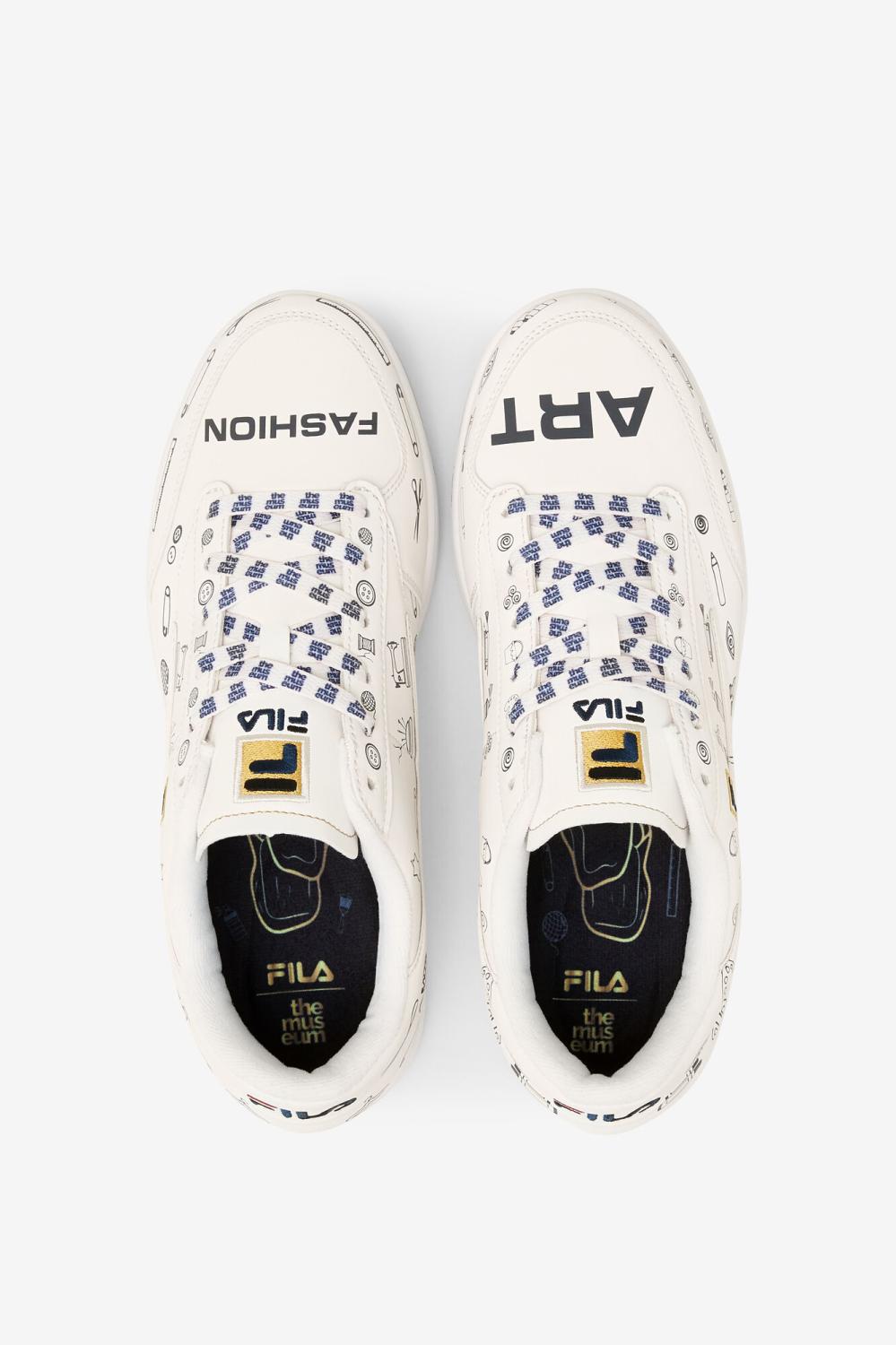 Men Sneakers &amp; Lifestyle | FILA Tennis 88 X The Museum 027 JET STREAM / DARK GREY / BLACK