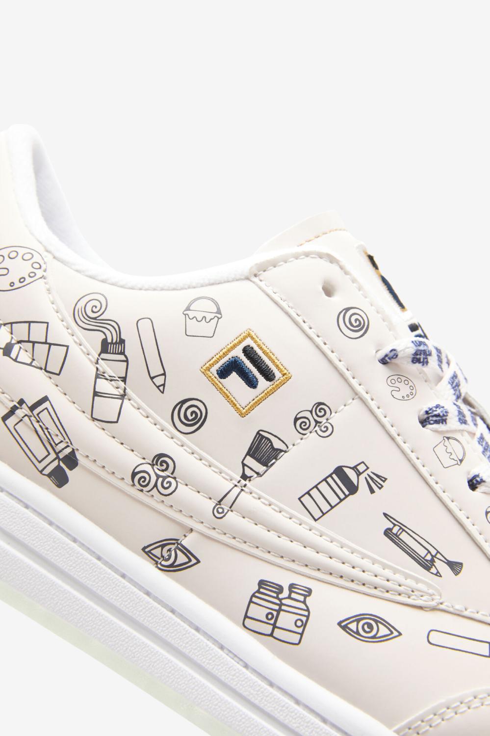 Men Sneakers &amp; Lifestyle | FILA Tennis 88 X The Museum 027 JET STREAM / DARK GREY / BLACK