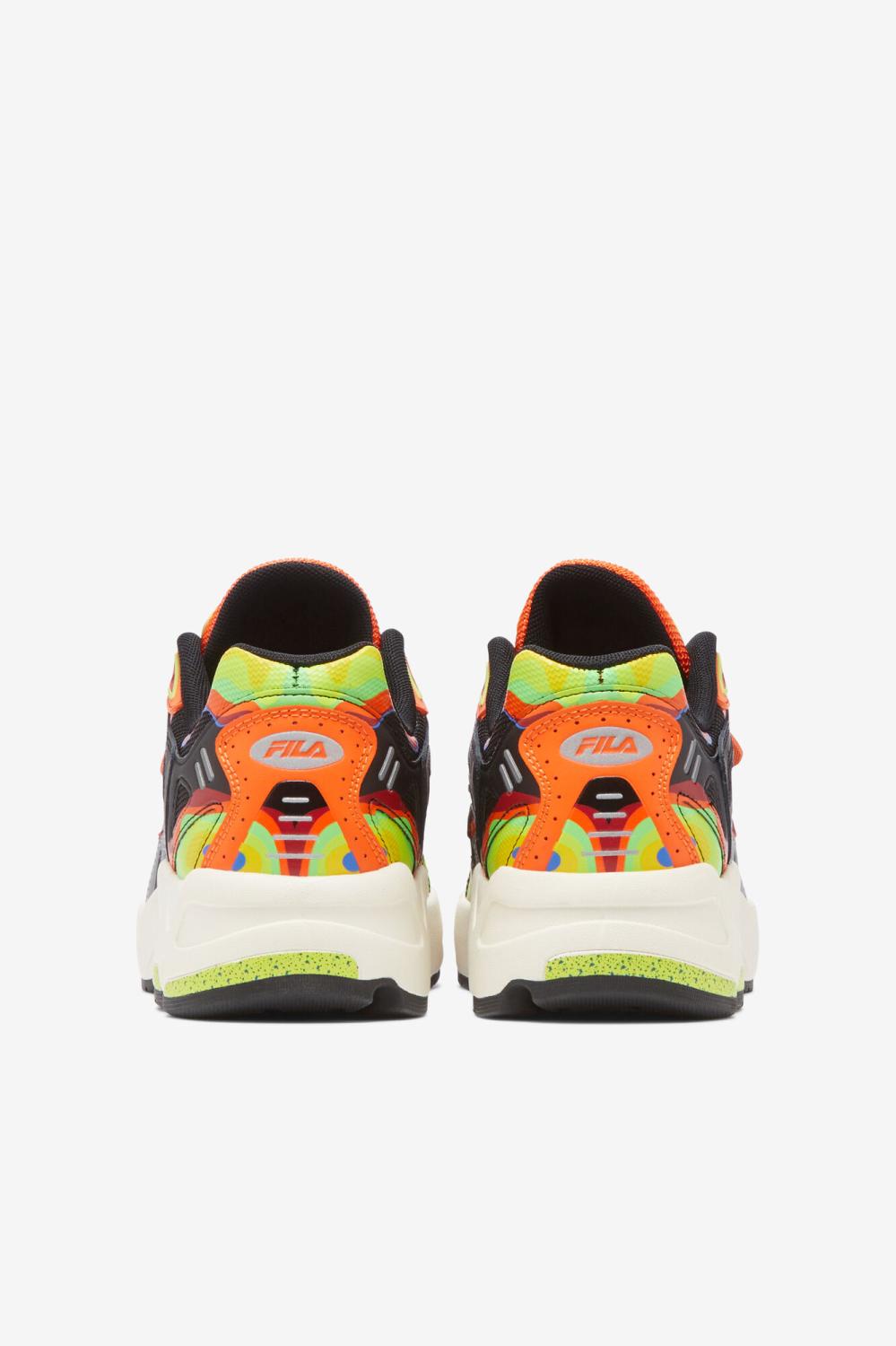 Men Sneakers &amp; Lifestyle | FILA Men's Archive Rjv 024 BLACK / RED ORANGE / RED