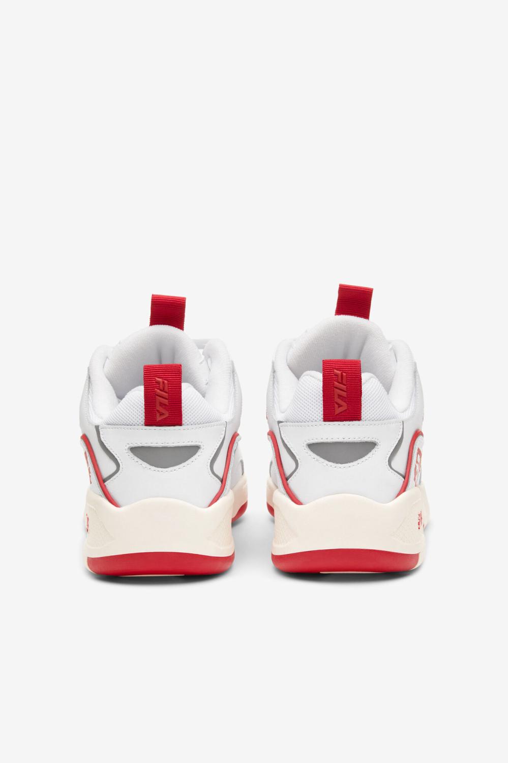 Men Sneakers &amp; Lifestyle | FILA Men's Corda 128 WHITE / FILA RED / GARDENIA