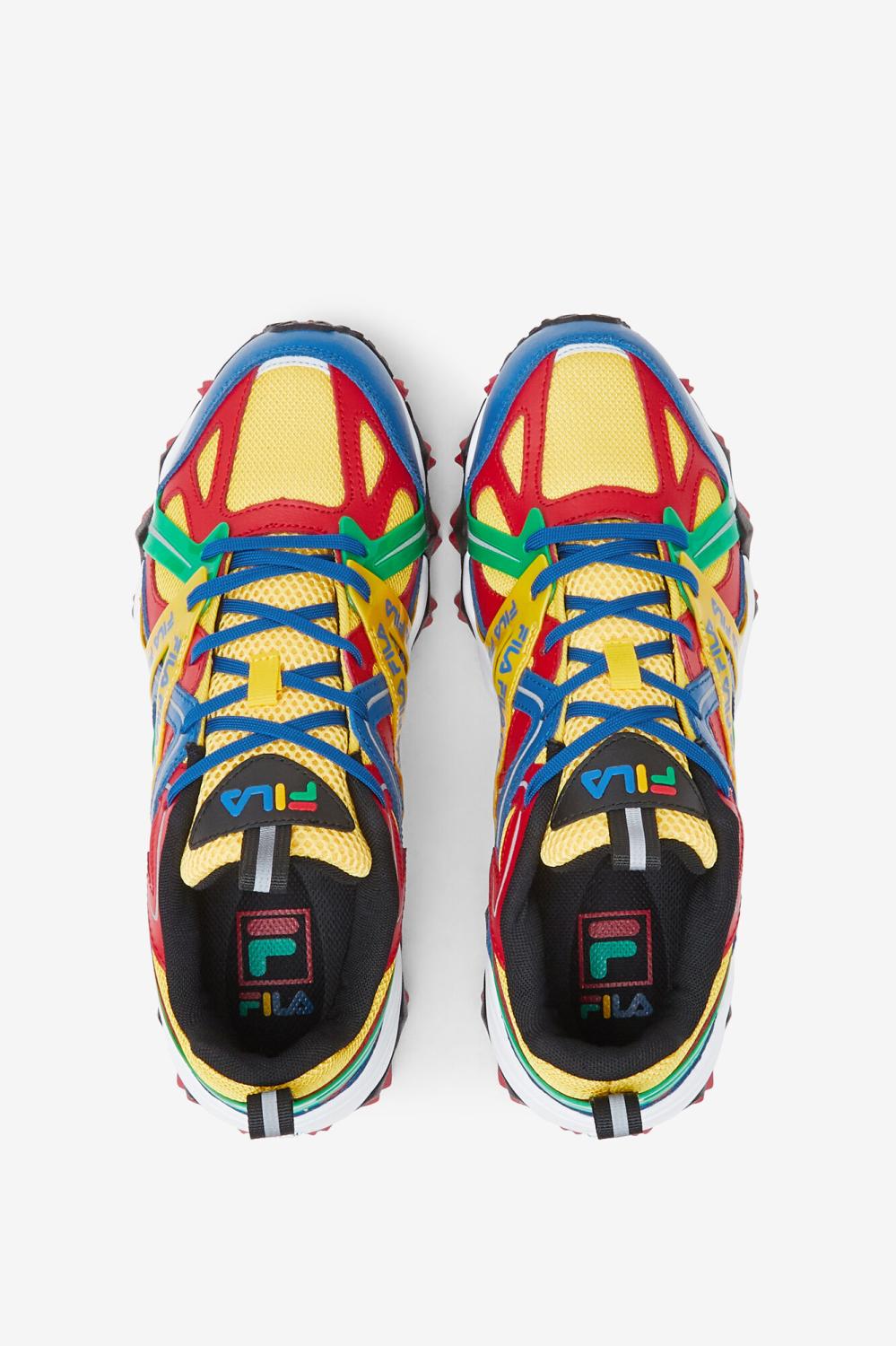 Men Sneakers &amp; Lifestyle | FILA Men's Electromont 732 LEMON / FILA RED / IMPERIAL BLUE