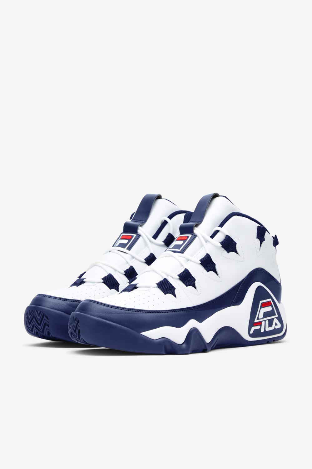 Men Sneakers &amp; Lifestyle | FILA Men's Grant Hill 1 125 WHITE / NAVY / RED