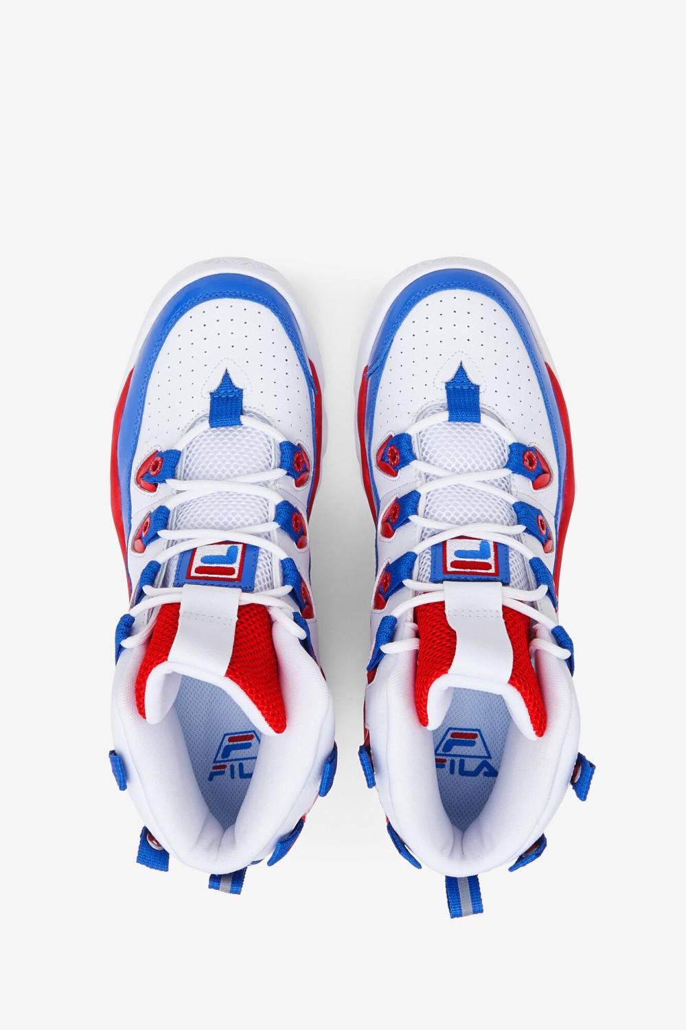Men Sneakers &amp; Lifestyle | FILA Men's Grant Hill 1 125 WHITE / RED / PRINCE BLUE