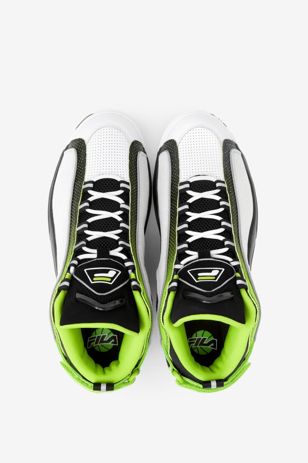 Men Sneakers &amp; Lifestyle | FILA Men's Grant Hill 2 116 WHITE / BLACK / ACID LIME