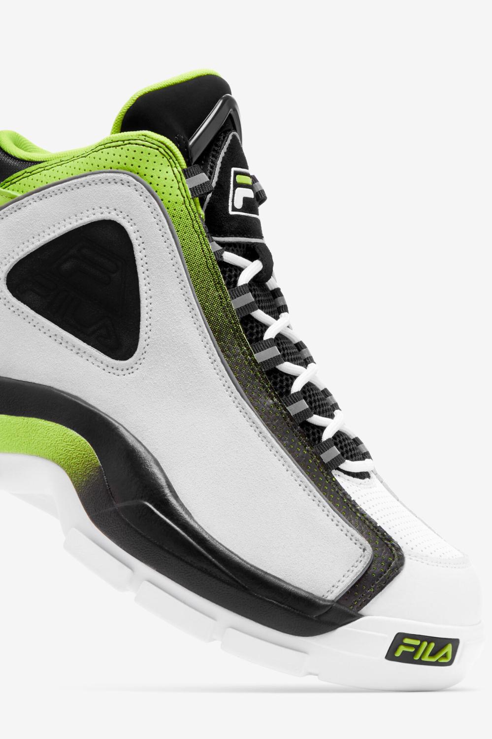 Men Sneakers &amp; Lifestyle | FILA Men's Grant Hill 2 116 WHITE / BLACK / ACID LIME