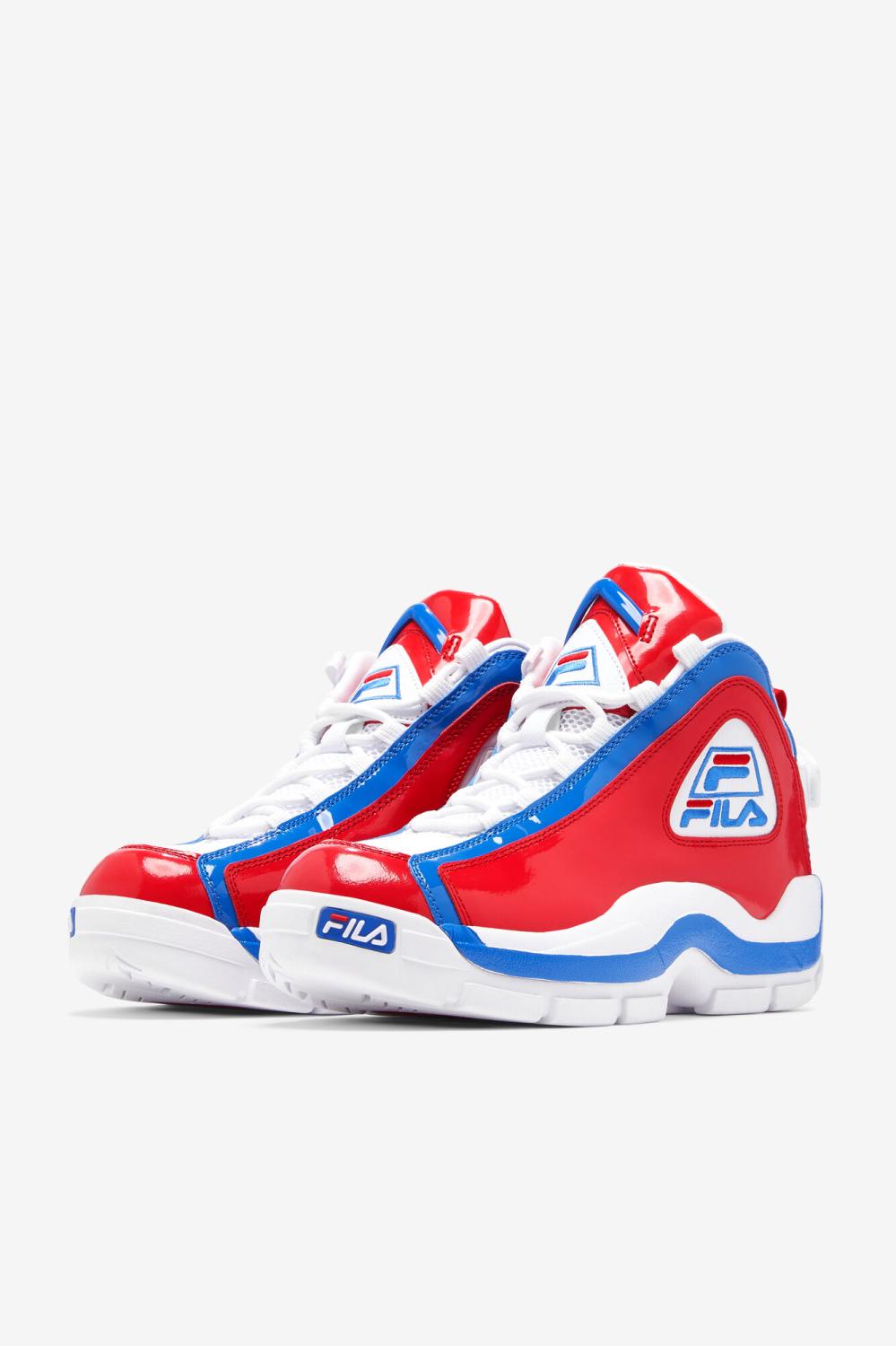 Men Sneakers &amp; Lifestyle | FILA Men's Grant Hill 2 125 WHITE / RED / PRINCE BLUE