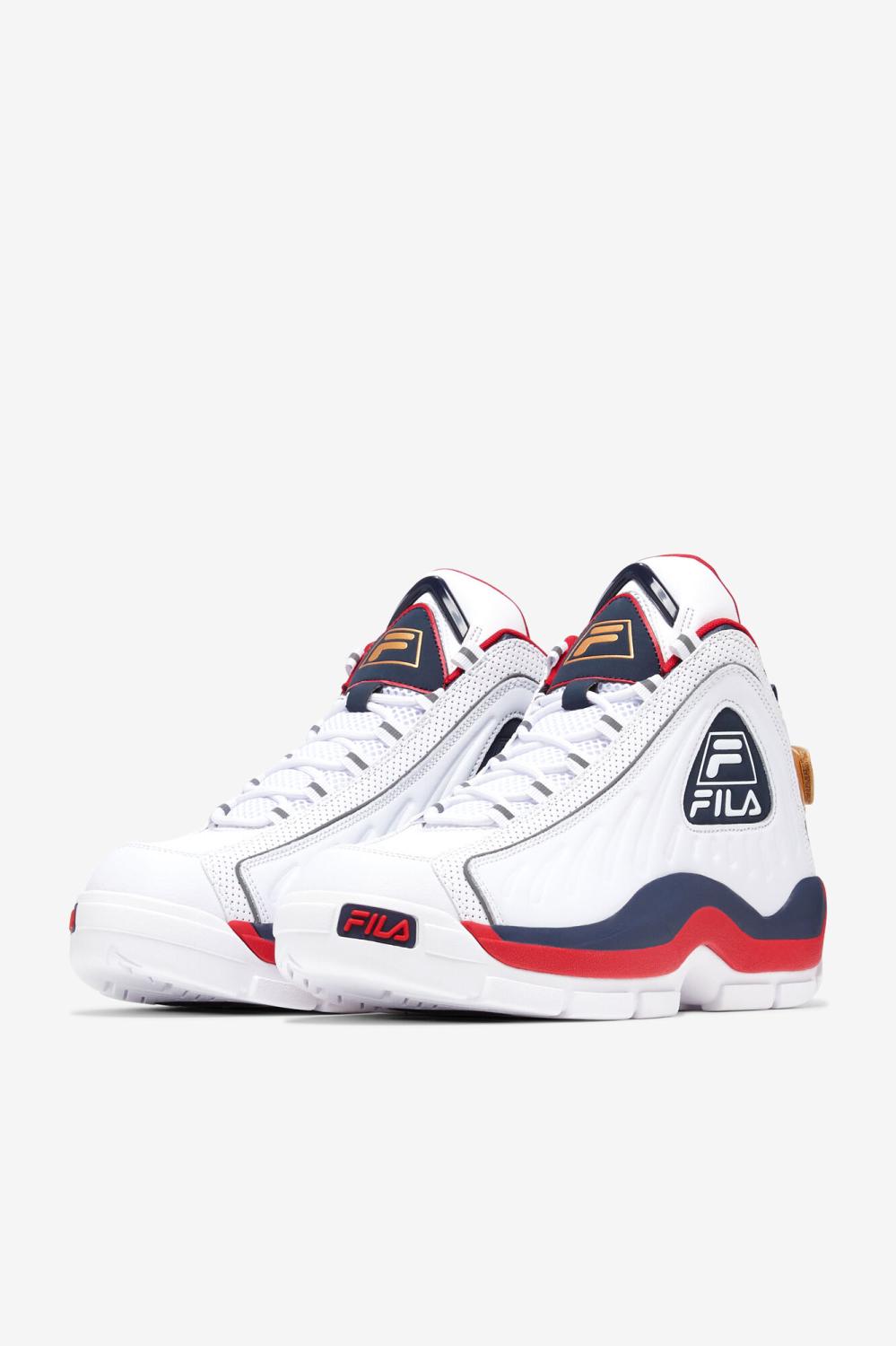 Men Sneakers &amp; Lifestyle | FILA Men's Grant Hill 2 Game Break 125 WHITE / DRESS BLUES / FILA RED
