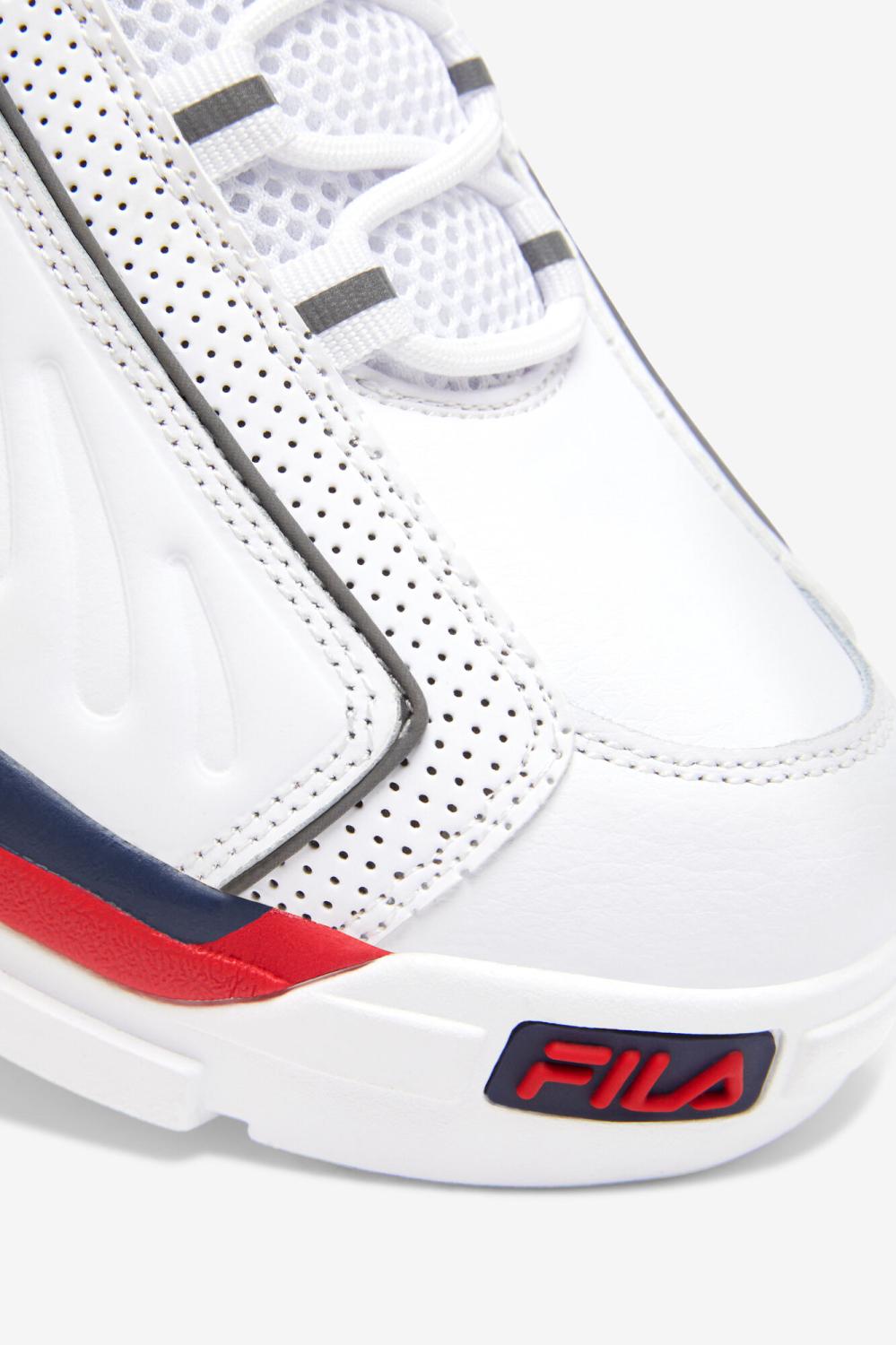 Men Sneakers &amp; Lifestyle | FILA Men's Grant Hill 2 Game Break 125 WHITE / DRESS BLUES / FILA RED