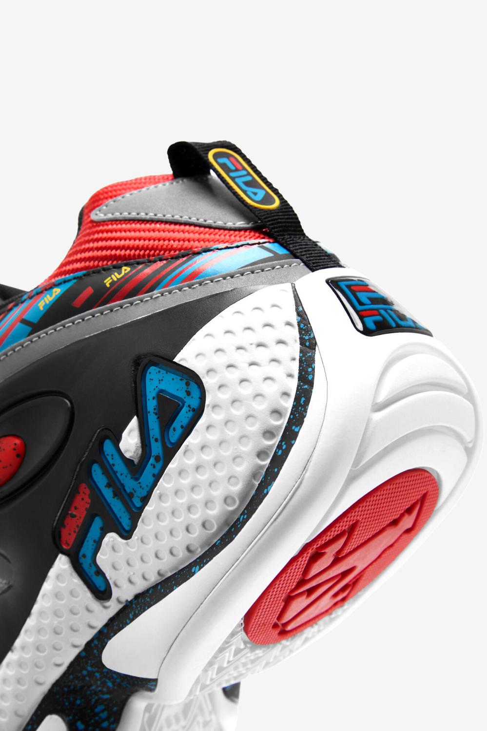 Men Sneakers &amp; Lifestyle | FILA Men's Grant Hill 3 027 BLACK / CAPRI BREEZE / FILA RED