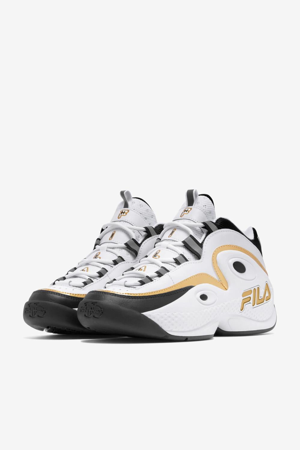 Men Sneakers &amp; Lifestyle | FILA Men's Grant Hill 3 115 WHITE / BLACK / METALLIC GOLD
