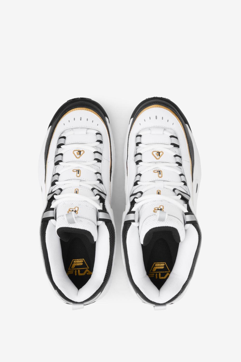 Men Sneakers &amp; Lifestyle | FILA Men's Grant Hill 3 115 WHITE / BLACK / METALLIC GOLD