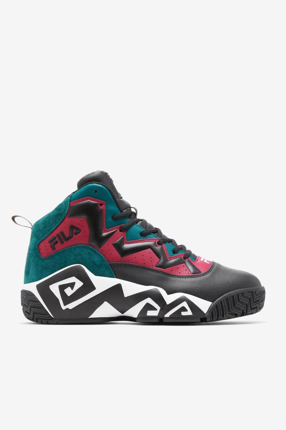 Men Sneakers &amp; Lifestyle | FILA Men's MB 014 BLACK / JUNE BUG / SAFFRON