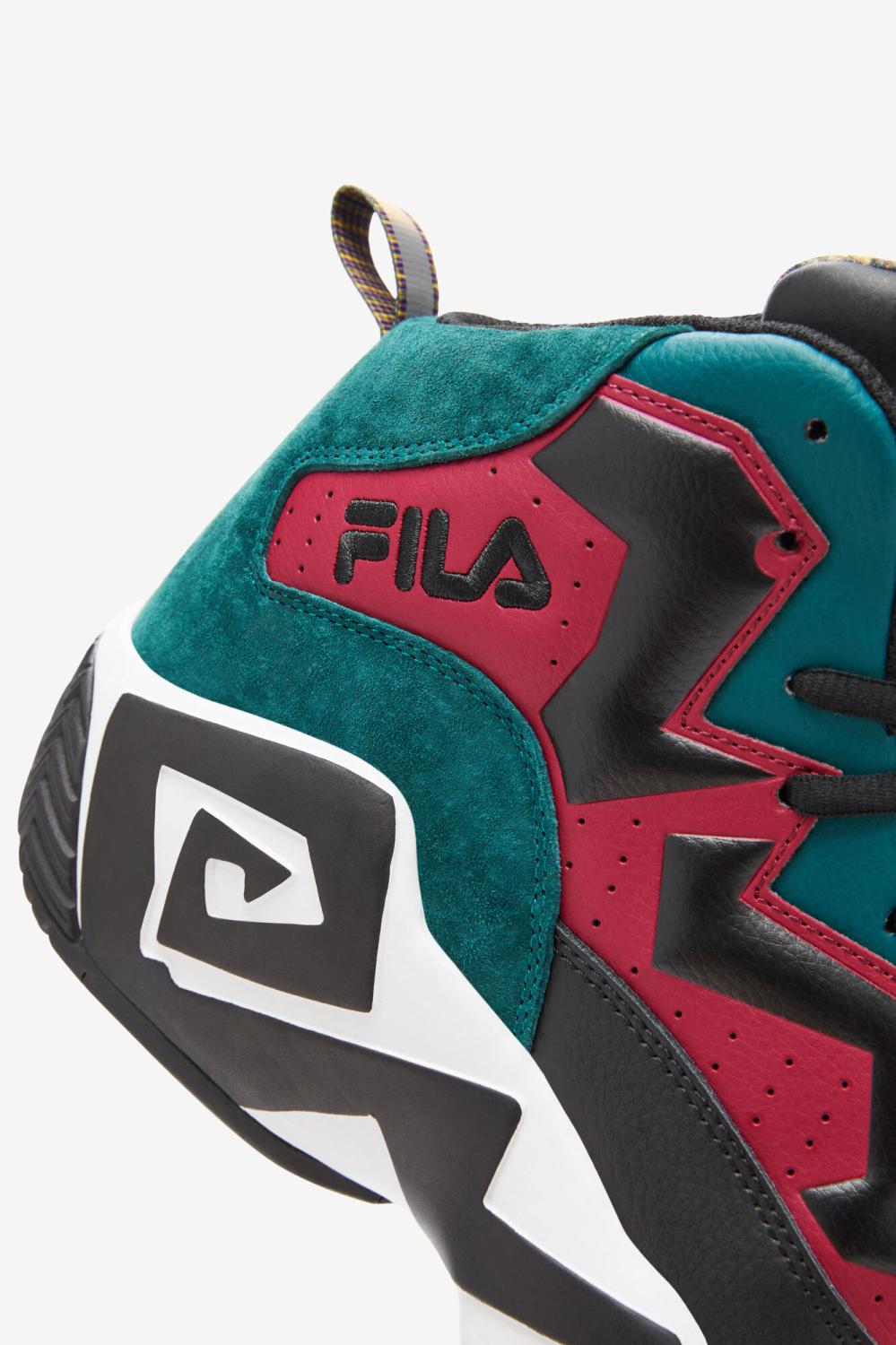 Men Sneakers &amp; Lifestyle | FILA Men's MB 014 BLACK / JUNE BUG / SAFFRON