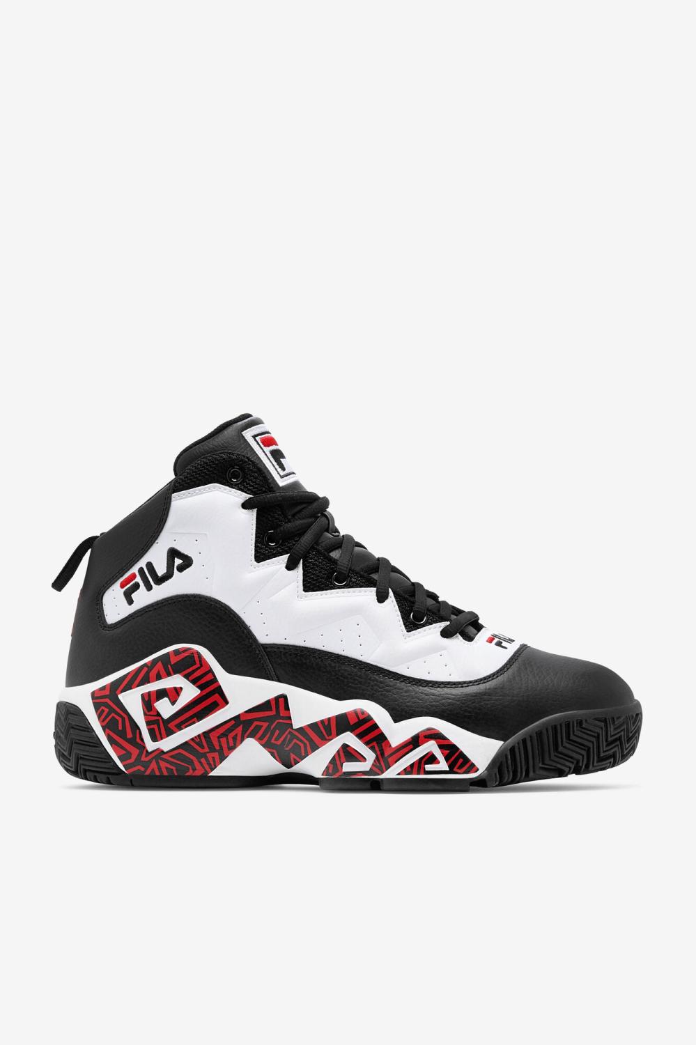 Men Sneakers &amp; Lifestyle | FILA Men's MB 014 BLACK / WHITE / FILA RED