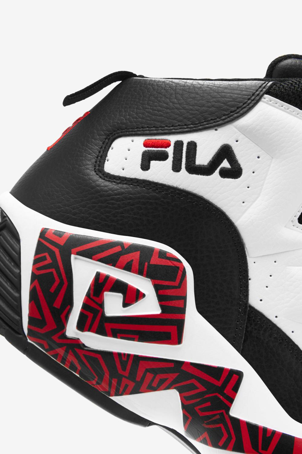 Men Sneakers &amp; Lifestyle | FILA Men's MB 014 BLACK / WHITE / FILA RED