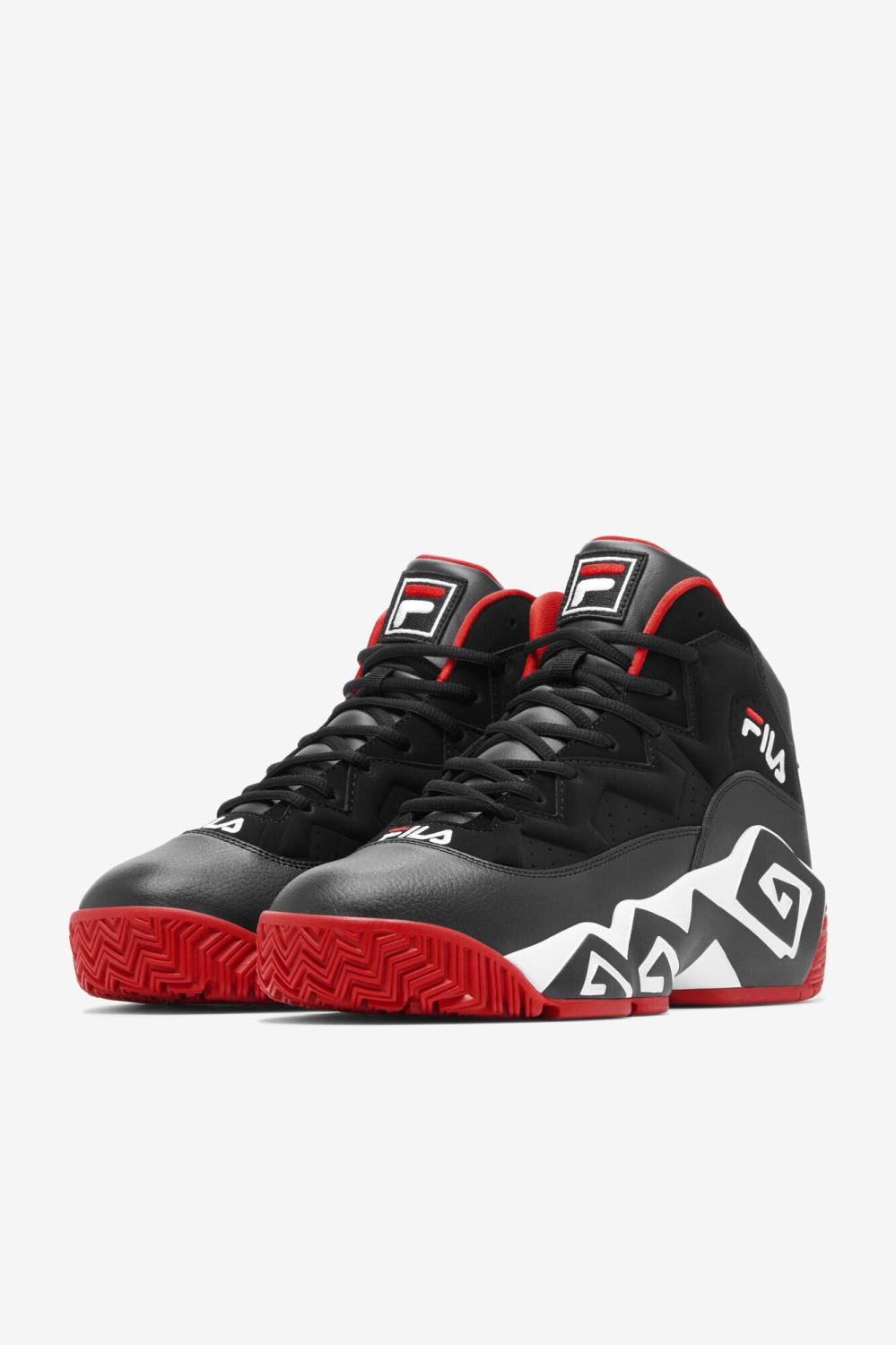 Men Sneakers &amp; Lifestyle | FILA Men's MB 014 BLACK / WHITE / RED