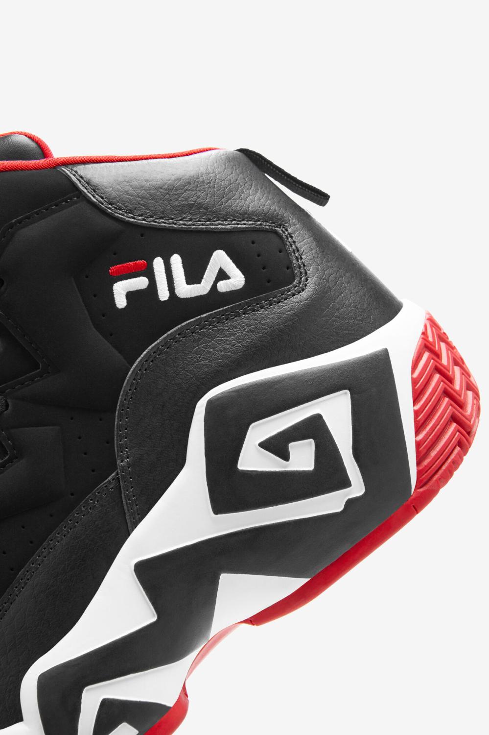 Men Sneakers &amp; Lifestyle | FILA Men's MB 014 BLACK / WHITE / RED