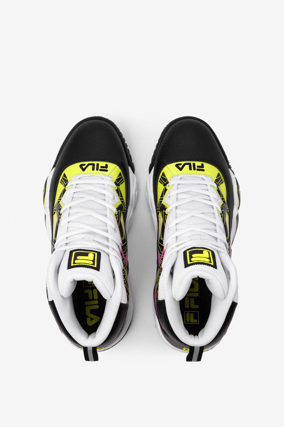 Men Sneakers &amp; Lifestyle | FILA Men's MB 016 BLACK / SAFETY YELLOW / WHITE