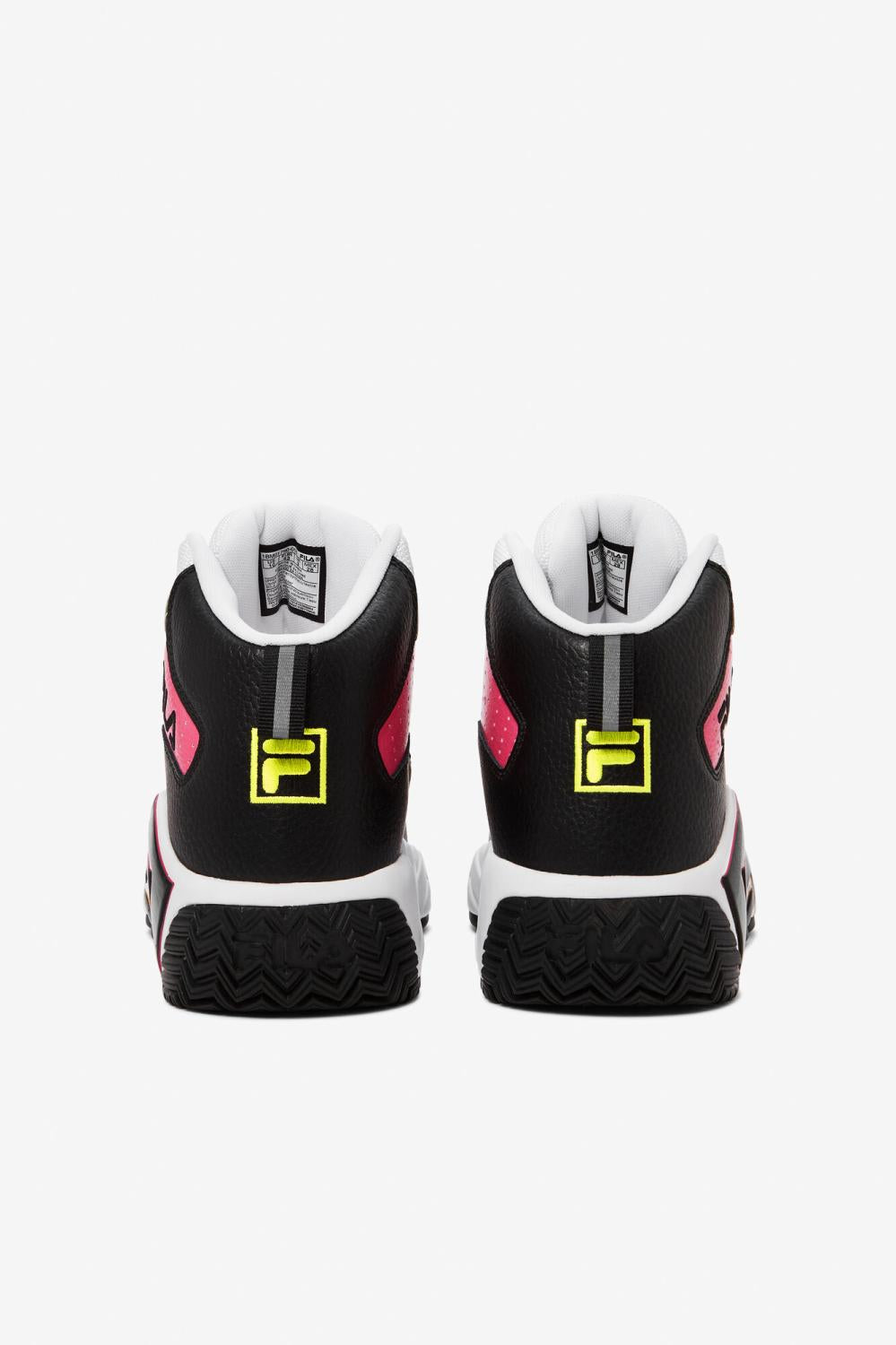 Men Sneakers &amp; Lifestyle | FILA Men's MB 016 BLACK / SAFETY YELLOW / WHITE
