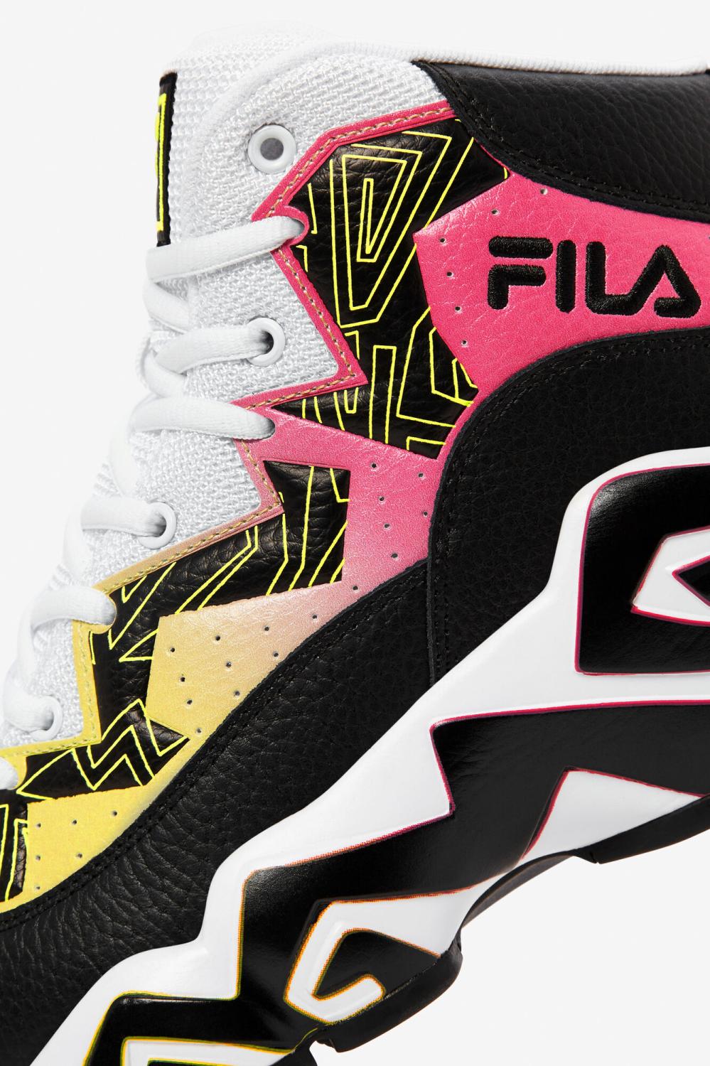 Men Sneakers &amp; Lifestyle | FILA Men's MB 016 BLACK / SAFETY YELLOW / WHITE