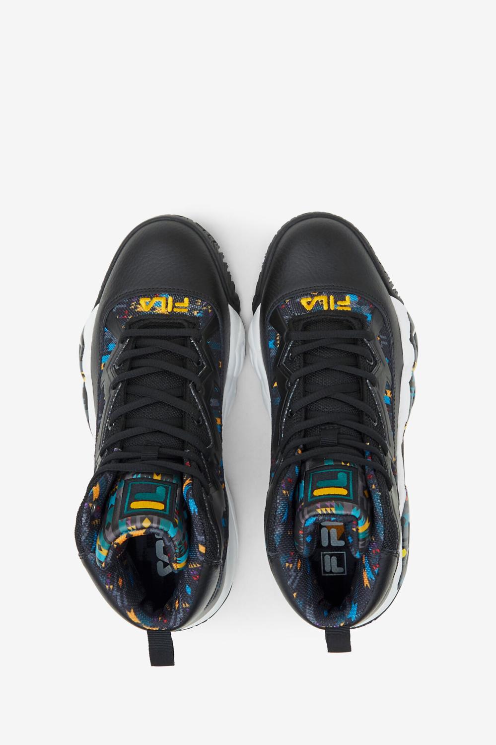 Men Sneakers &amp; Lifestyle | FILA Men's MB 042 BLACK / JUNE BUG / SAFFRON