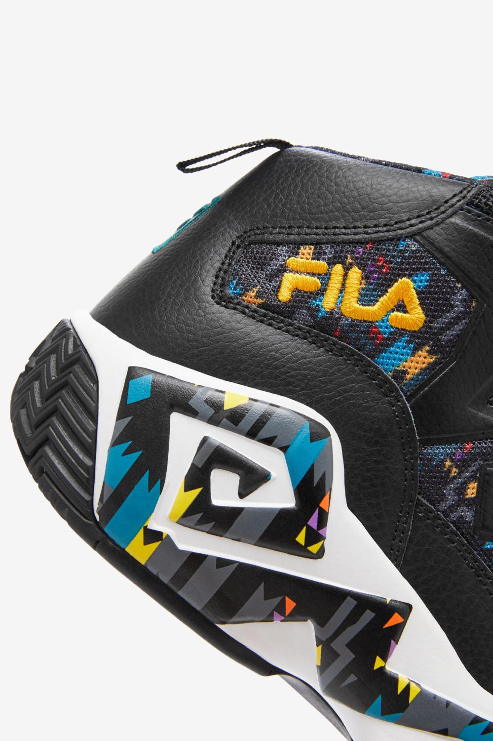 Men Sneakers &amp; Lifestyle | FILA Men's MB 042 BLACK / JUNE BUG / SAFFRON