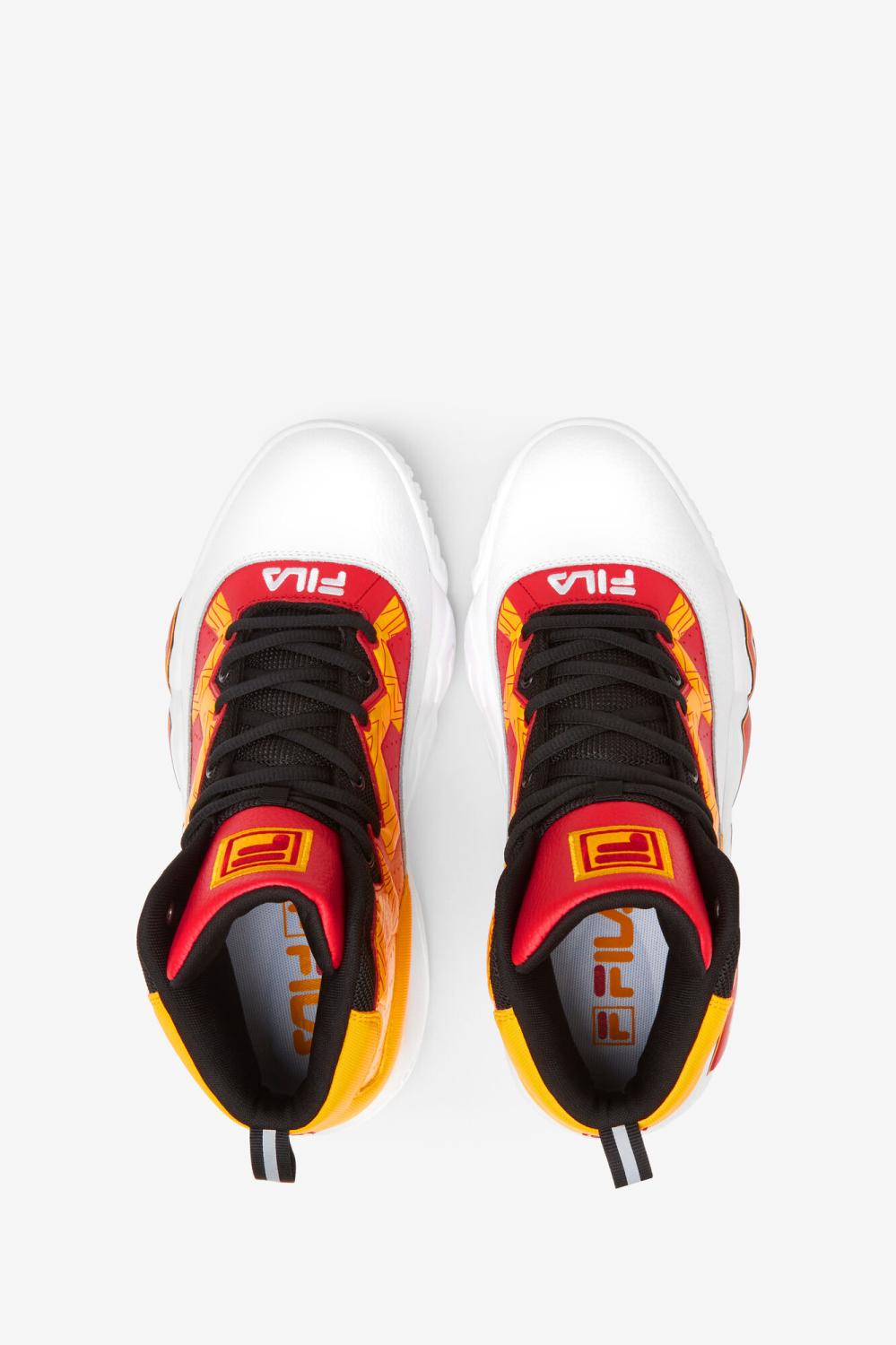 Men Sneakers &amp; Lifestyle | FILA Men's MB 123 WHITE / GOLD FUSION / RED