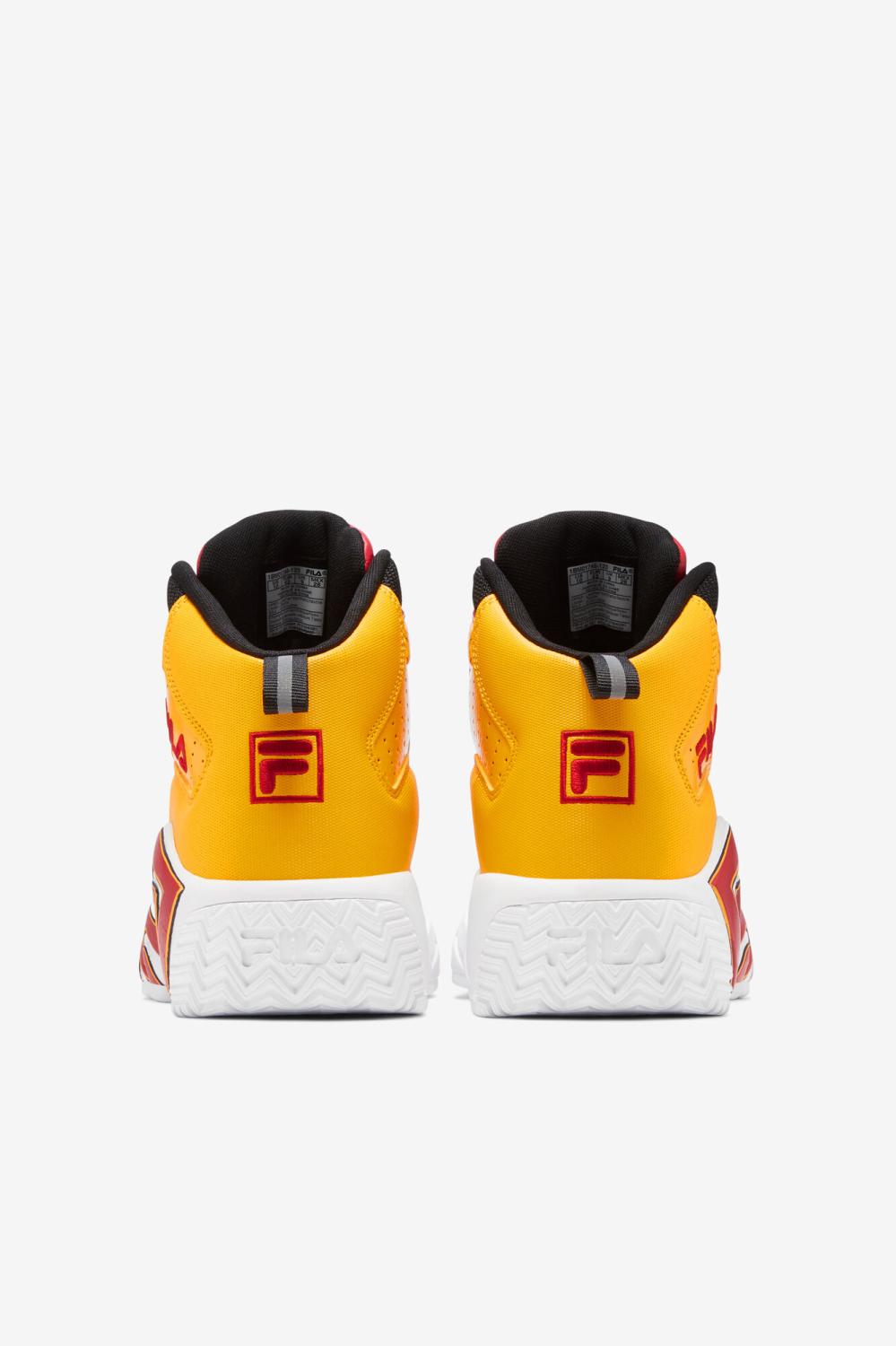 Men Sneakers &amp; Lifestyle | FILA Men's MB 123 WHITE / GOLD FUSION / RED