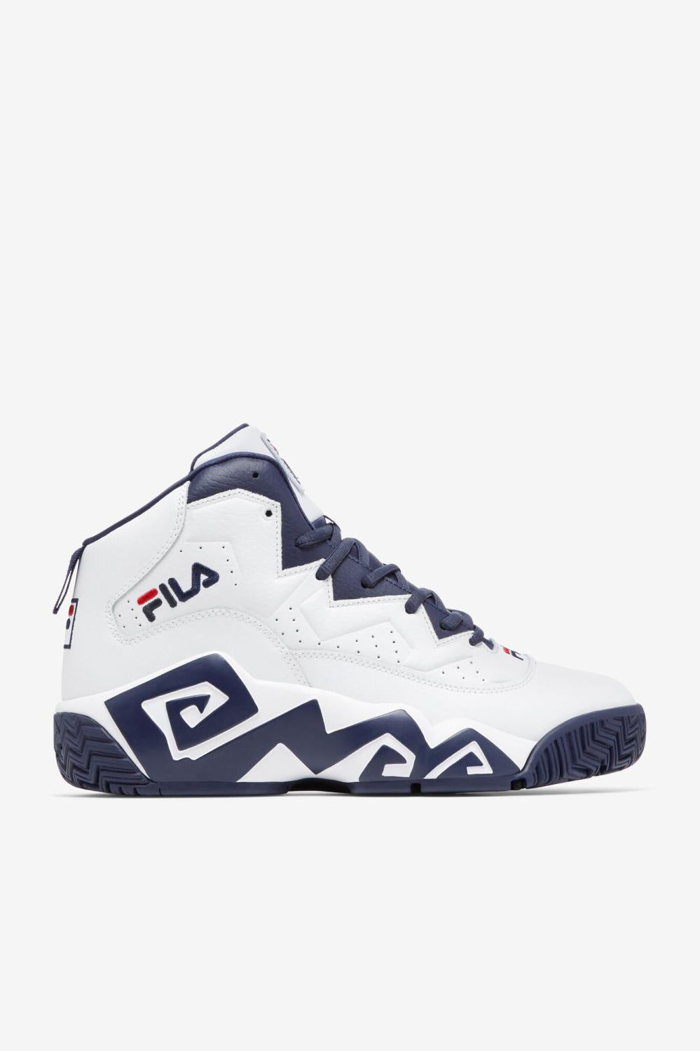 Men Sneakers &amp; Lifestyle | FILA Men's MB 125 WHITE / NAVY / RED