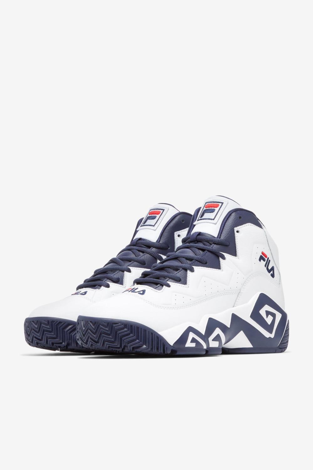 Men Sneakers &amp; Lifestyle | FILA Men's MB 125 WHITE / NAVY / RED