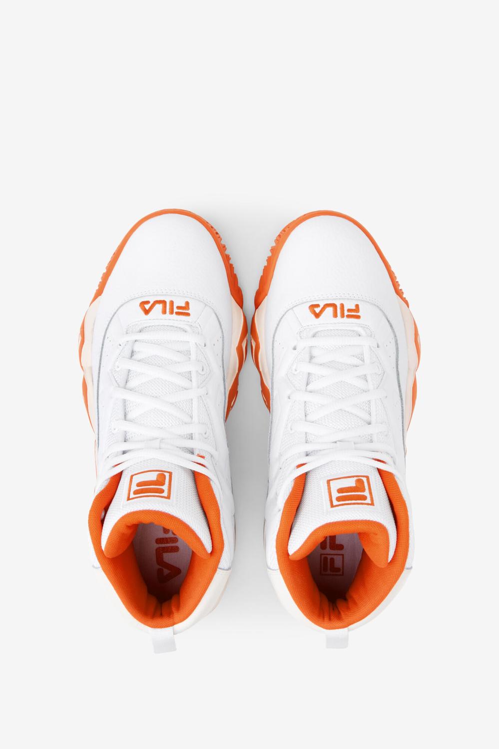 Men Sneakers &amp; Lifestyle | FILA Men's MB 128 WHITE / MANDARIN RED / GARDENIA