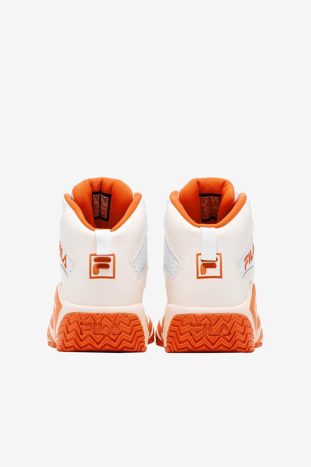 Men Sneakers &amp; Lifestyle | FILA Men's MB 128 WHITE / MANDARIN RED / GARDENIA