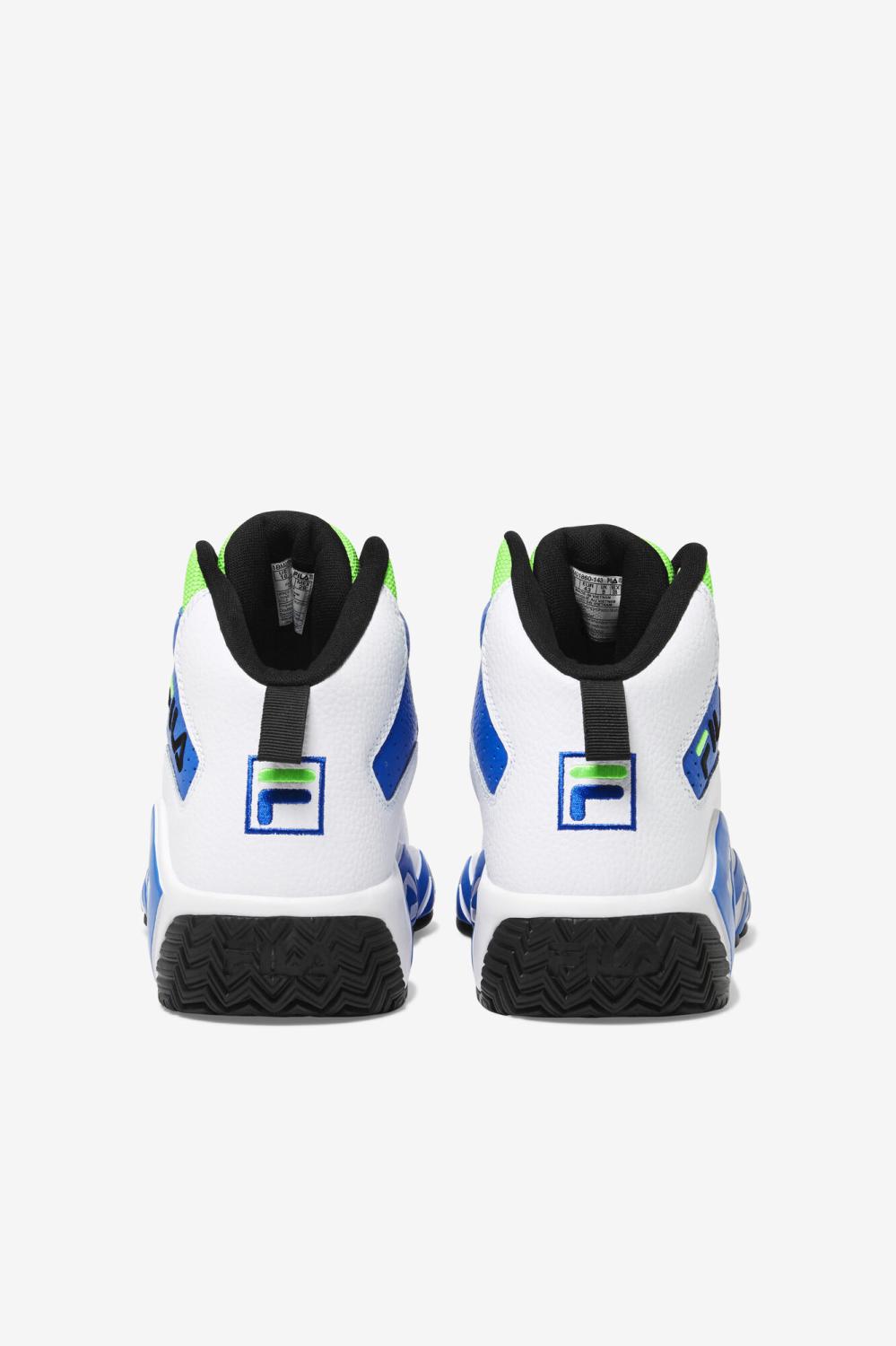 Men Sneakers &amp; Lifestyle | FILA Men's MB 143 WHITE / ELECTRIC BLUE / GREEN GECKO