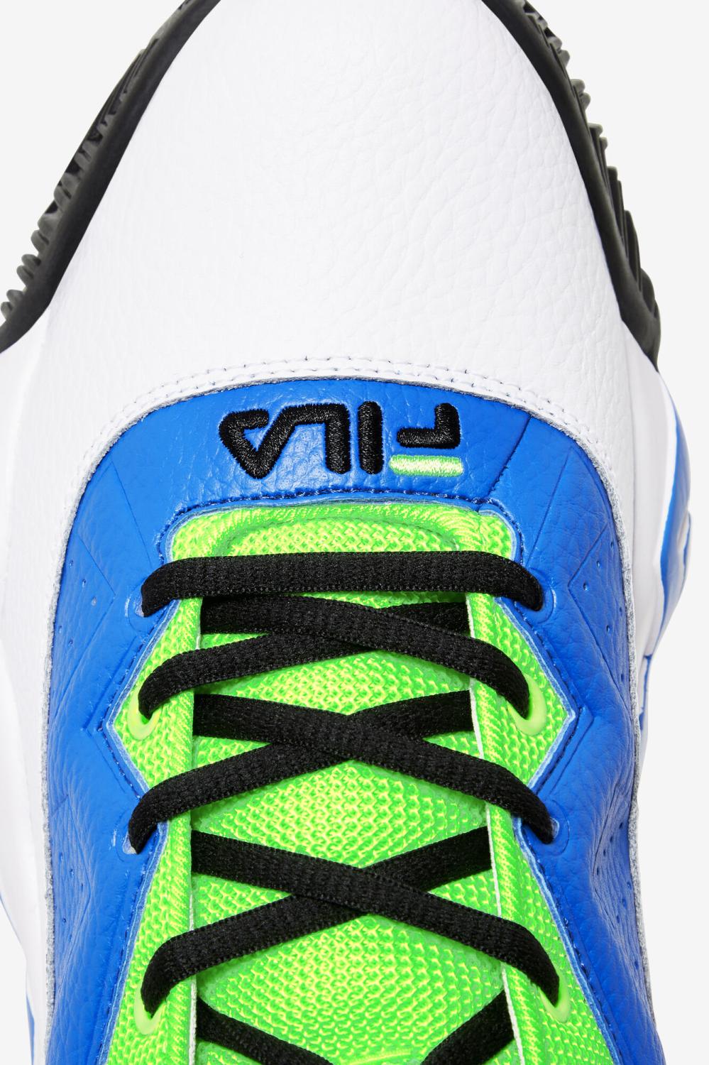 Men Sneakers &amp; Lifestyle | FILA Men's MB 143 WHITE / ELECTRIC BLUE / GREEN GECKO