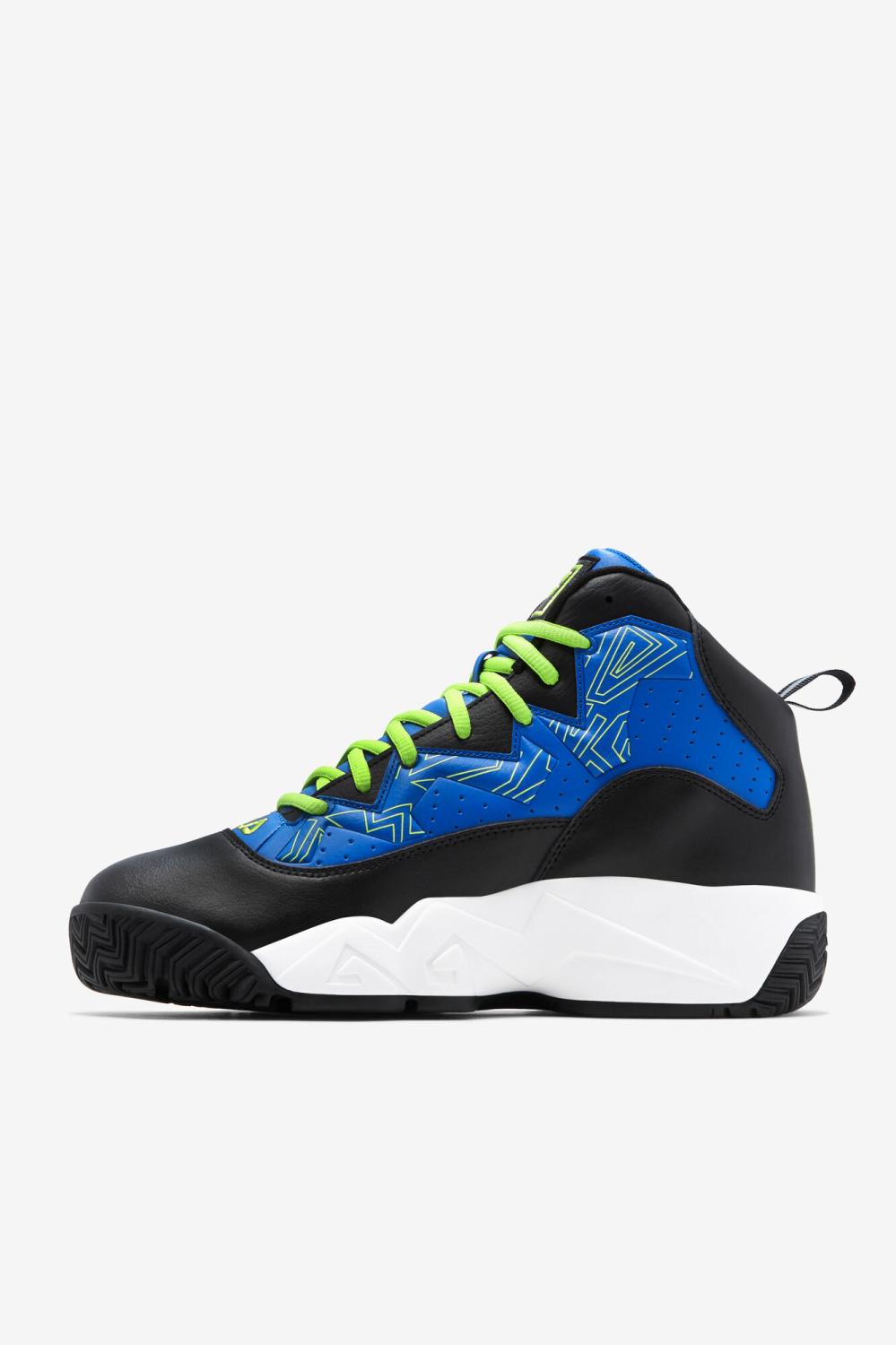Men Sneakers &amp; Lifestyle | FILA Men's MB 405 PRINCE BLUE / BLACK / LIME PUNCH