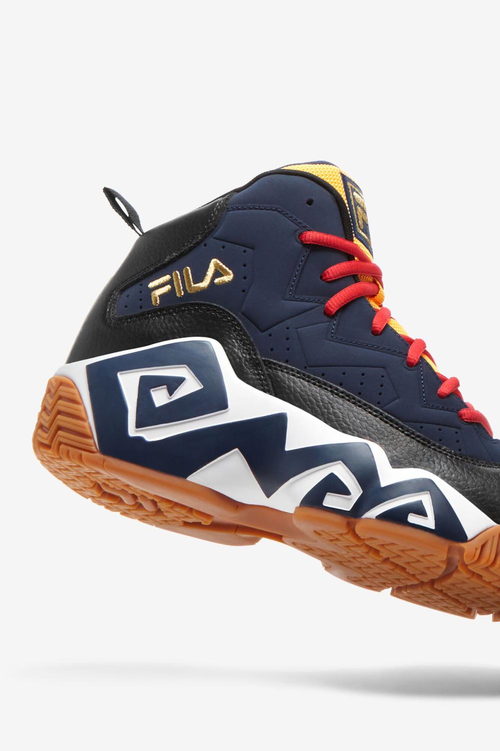 Men Sneakers &amp; Lifestyle | FILA Men's MB 410 DRESS BLUES / BLACK / WHITE