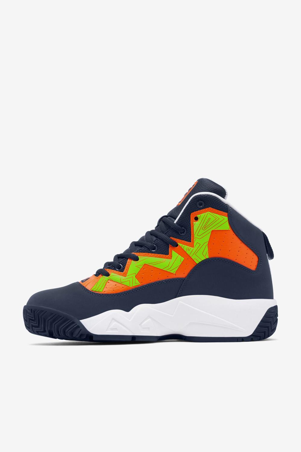 Men Sneakers &amp; Lifestyle | FILA Men's MB 423 DRESS BLUE / RED ORANGE / WHITE