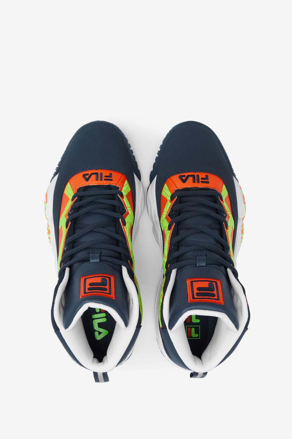 Men Sneakers &amp; Lifestyle | FILA Men's MB 423 DRESS BLUE / RED ORANGE / WHITE