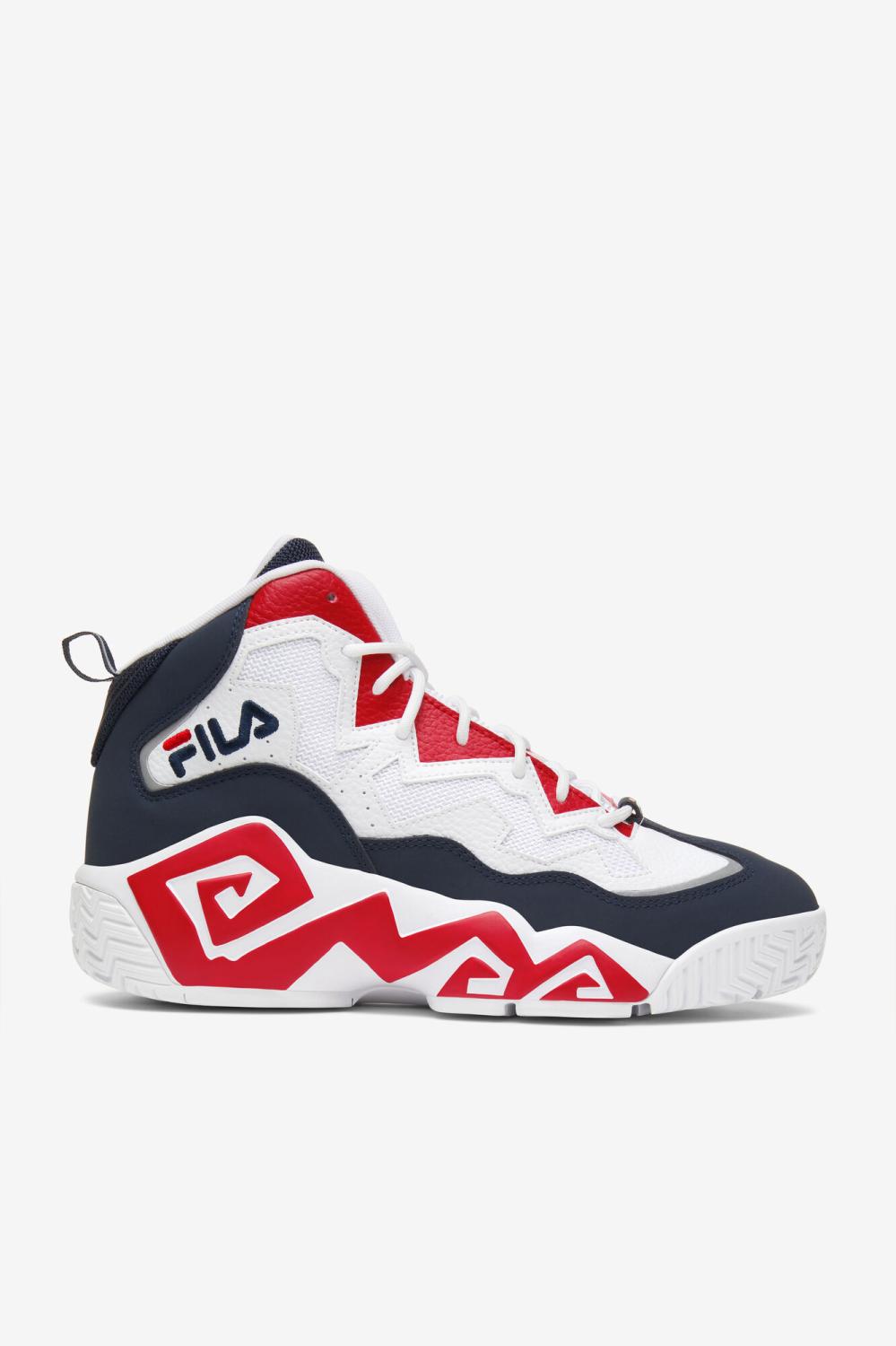 Men Sneakers &amp; Lifestyle | FILA Men's MB FG 422 DRESS BLUE / FILA RED / WHITE