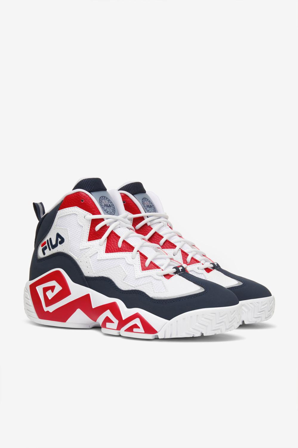 Men Sneakers &amp; Lifestyle | FILA Men's MB FG 422 DRESS BLUE / FILA RED / WHITE