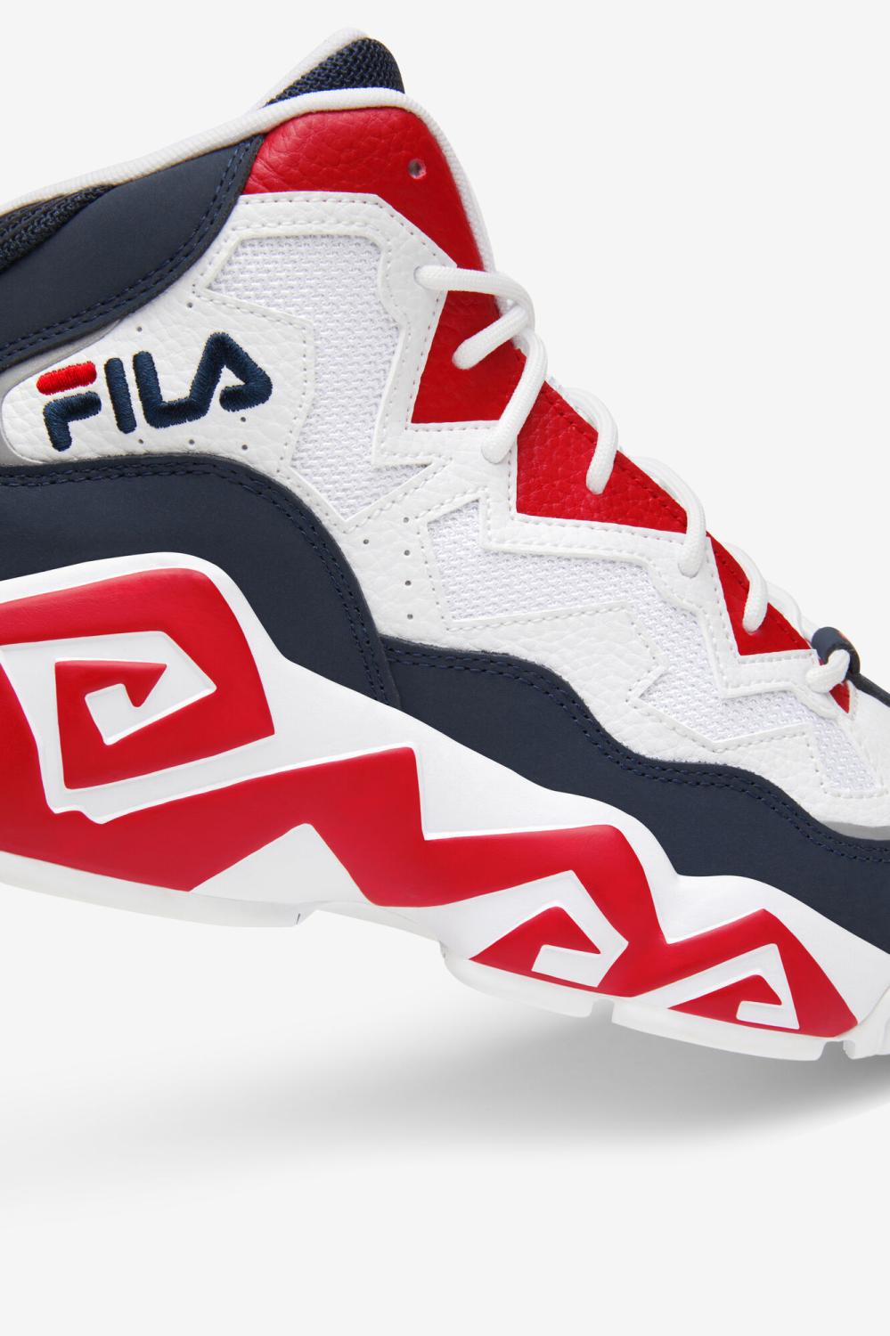 Men Sneakers &amp; Lifestyle | FILA Men's MB FG 422 DRESS BLUE / FILA RED / WHITE