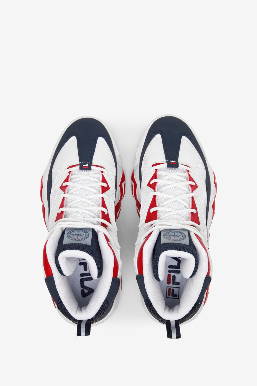 Men Sneakers &amp; Lifestyle | FILA Men's MB FG 422 DRESS BLUE / FILA RED / WHITE