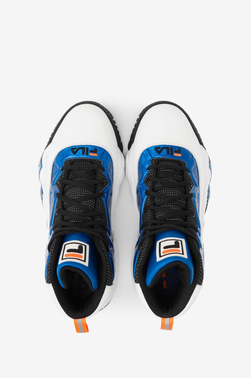 Men Sneakers &amp; Lifestyle | FILA Men's MB Night Walk 132 WHISPER WHITE / PRINCESS BLUE / VIBRANT ORANGE