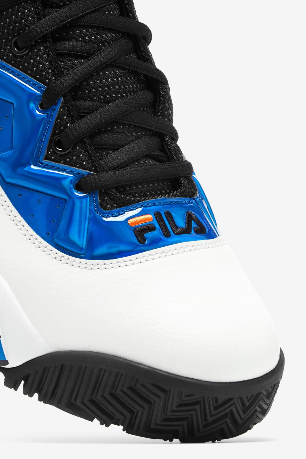 Men Sneakers &amp; Lifestyle | FILA Men's MB Night Walk 132 WHISPER WHITE / PRINCESS BLUE / VIBRANT ORANGE