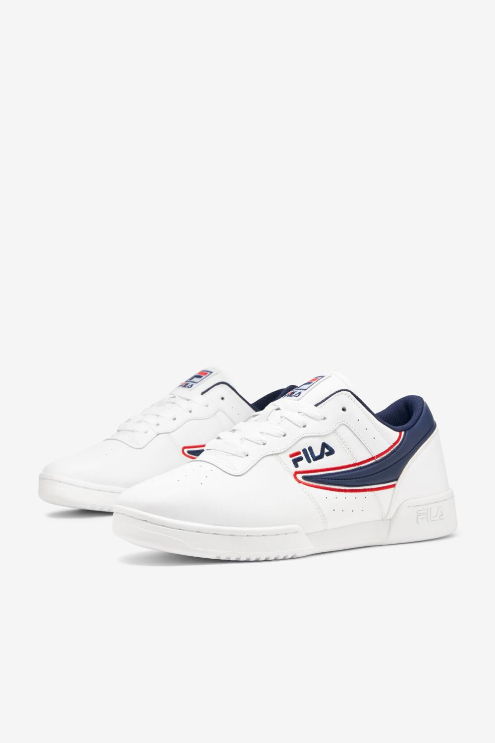 Men Sneakers &amp; Lifestyle | FILA Men's Original Fitness Offset 125 WHITE / NAVY / RED