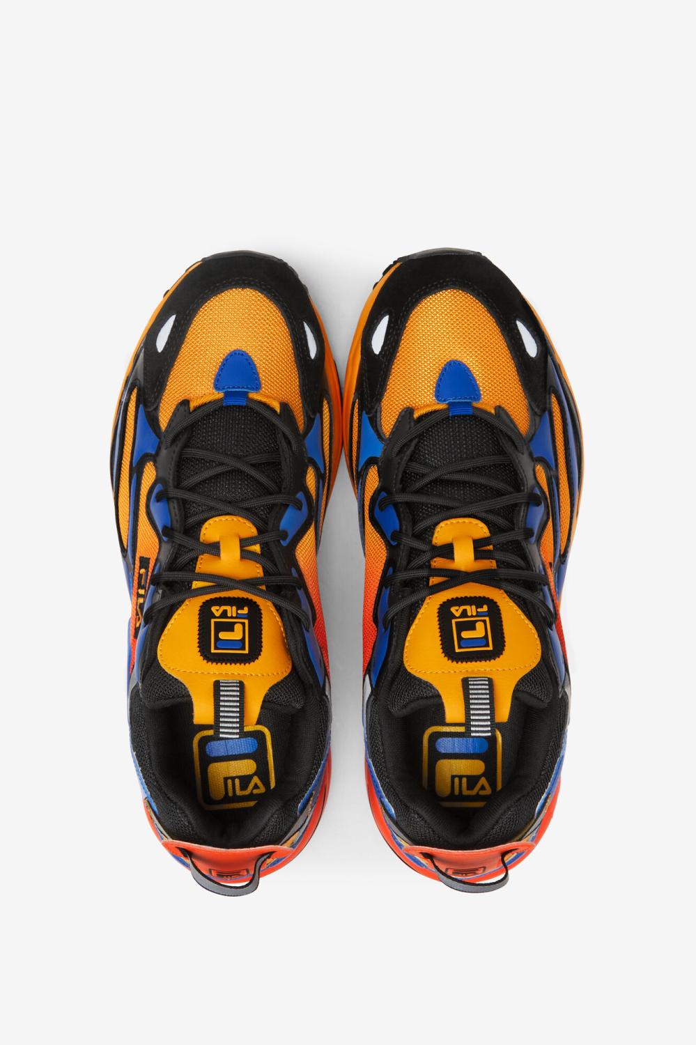 Men Sneakers &amp; Lifestyle | FILA Men's Ray Tracer Apex 732 SAFFRON / PRINCE BLUE / RED