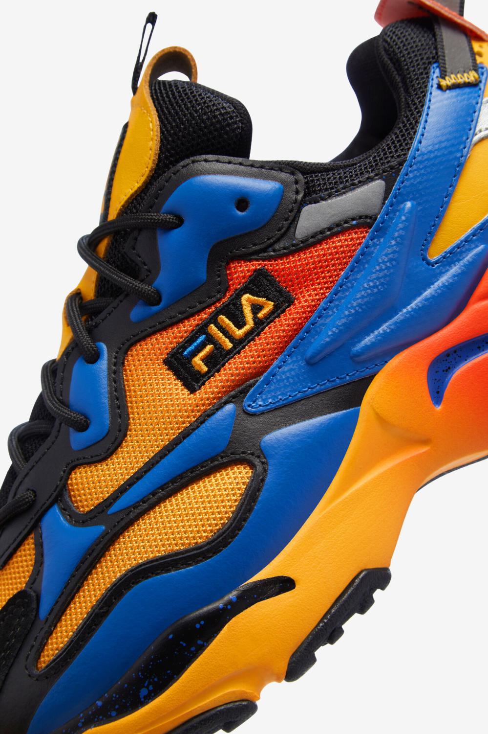 Men Sneakers &amp; Lifestyle | FILA Men's Ray Tracer Apex 732 SAFFRON / PRINCE BLUE / RED