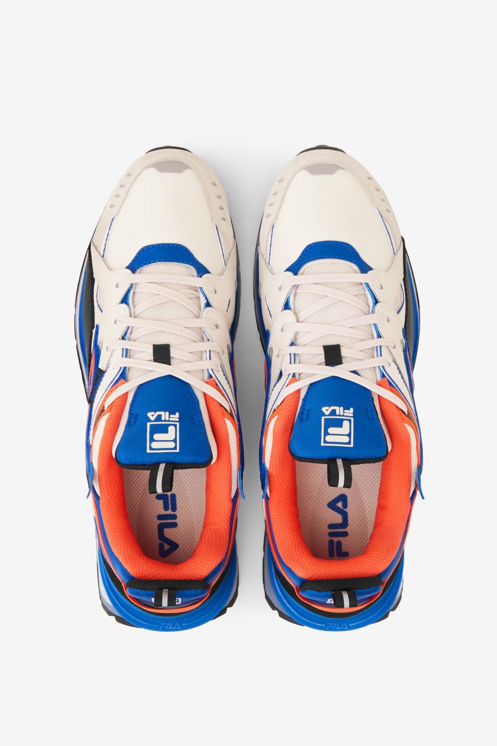 Men Sneakers &amp; Lifestyle | FILA Men's Sandenal 117 WHISPER WHITE / BLACK / PRINCE BLUE