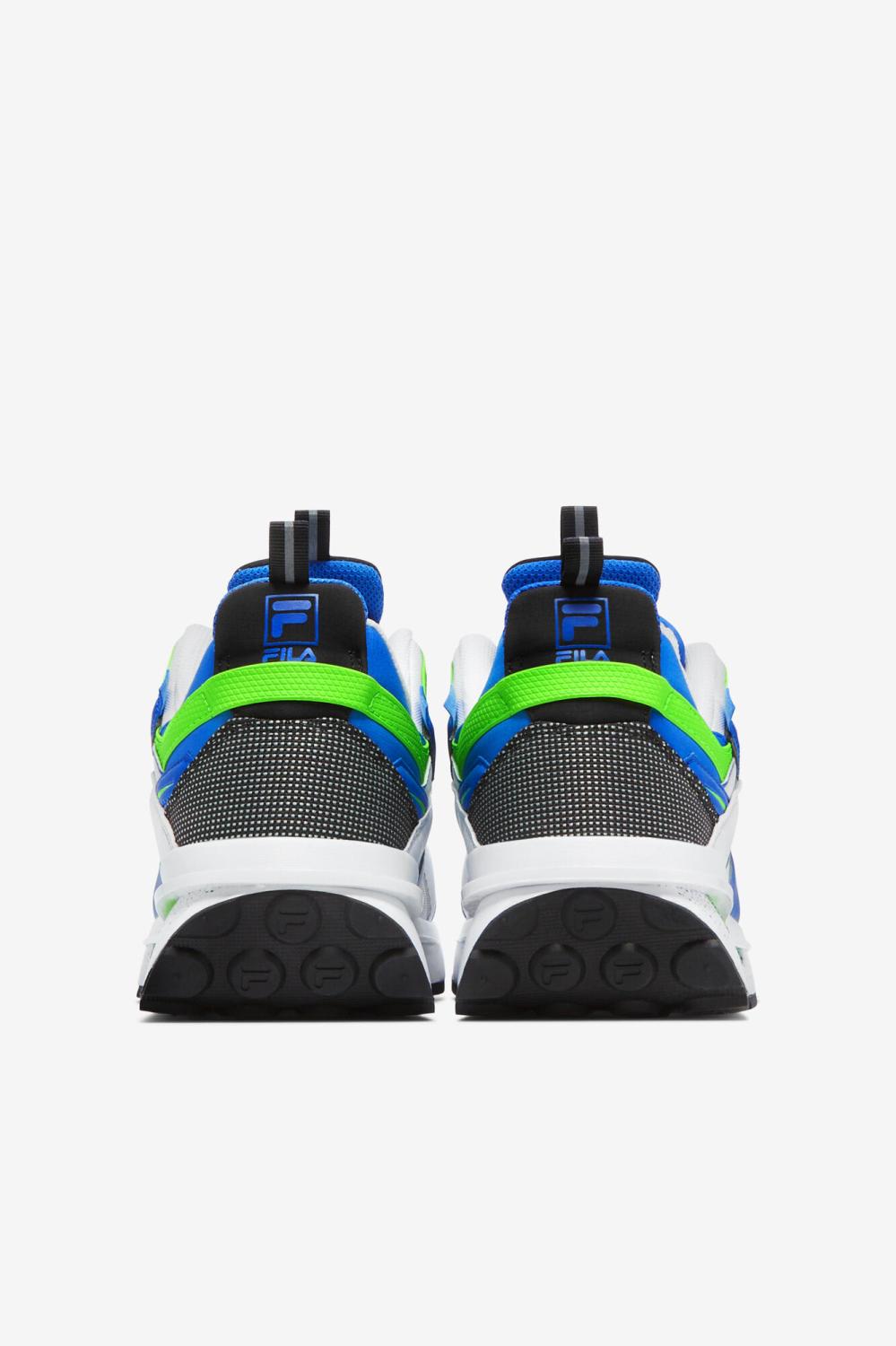 Men Sneakers &amp; Lifestyle | FILA Men's Sandenal 143 WHITE / PRINCE BLUE / GREEN GECKO